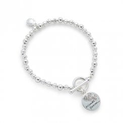 Heartfelt Words Silver Plated Bracelet Friends