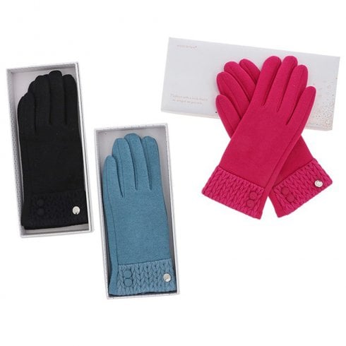 Equilibrium Knitted Cuff Gloves