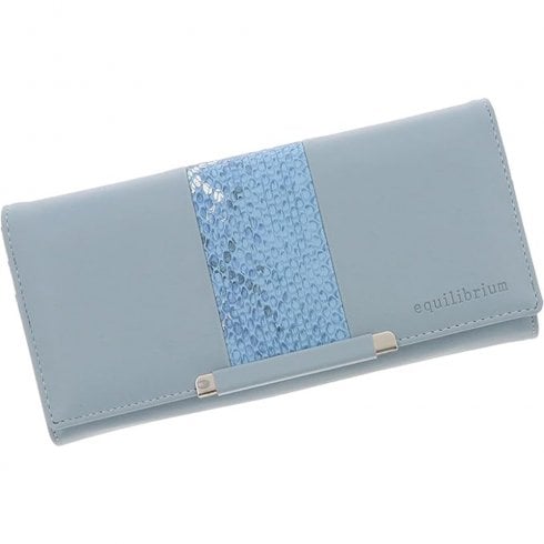Equilibrium Magnetic Stripe Purse Large Blue