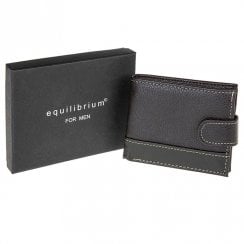 Men's Brown Stitched Wallet