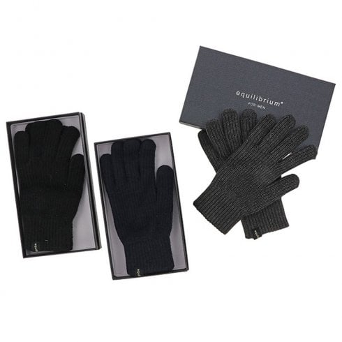Equilibrium Men's Ribbed Knitted Gloves