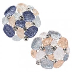 Pebble Circle Magnetic Brooch