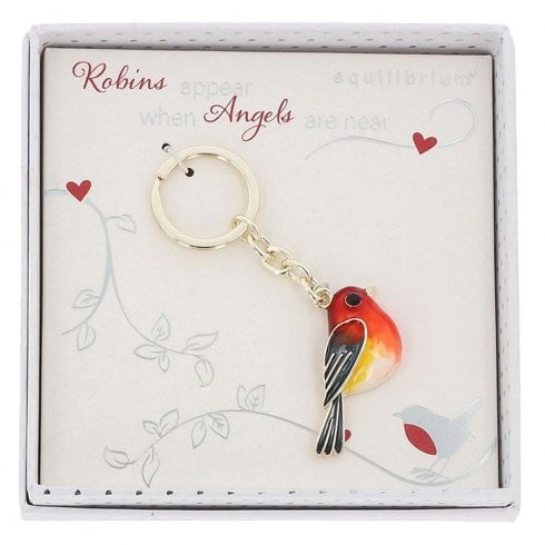 Equilibrium Robins Appear Vintage Style Keyring