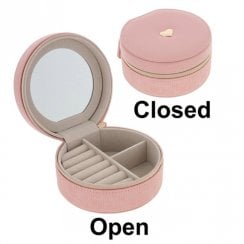Rox Box Jewellery Box Round Rose