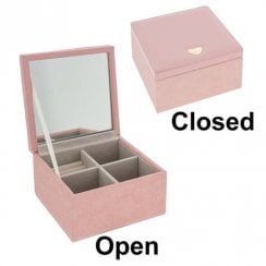 Rox Box Jewellery Box Square Rose