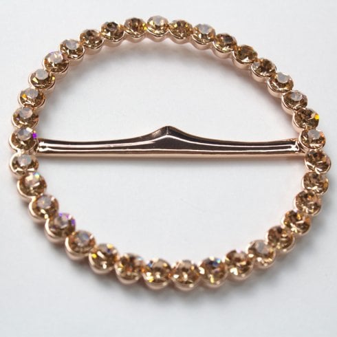 Equilibrium Scarf Ring Sparkle Champagne
