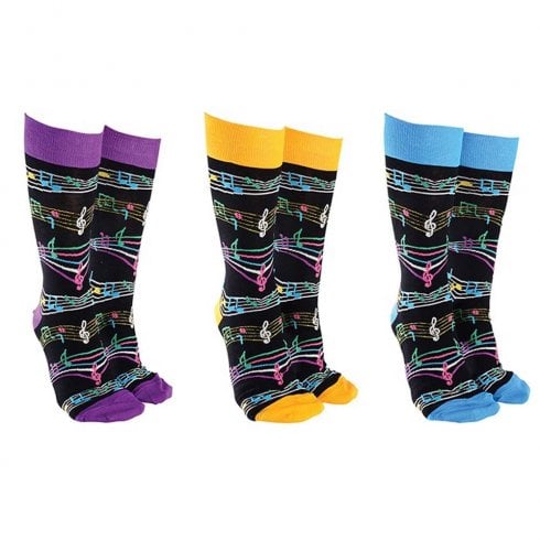 Equilibrium Sock Society Novelty Musical Note Socks