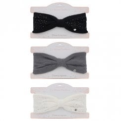 Sparkle Bow Ear Warmer Headbands
