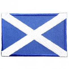 Saltire Oblong Flag Patch