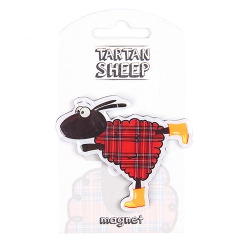 Eurostick Tartan Sheep Magnet