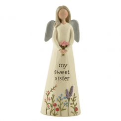 Feather & Grace Angel Figurine - My Sweet Sister