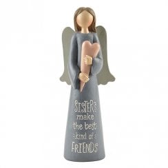 Angel Figurine - Sisters Make the Best Friends