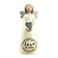 Love Angel Holding Heart