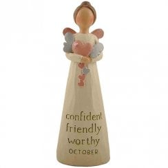 October Birthstone Angel Figurine