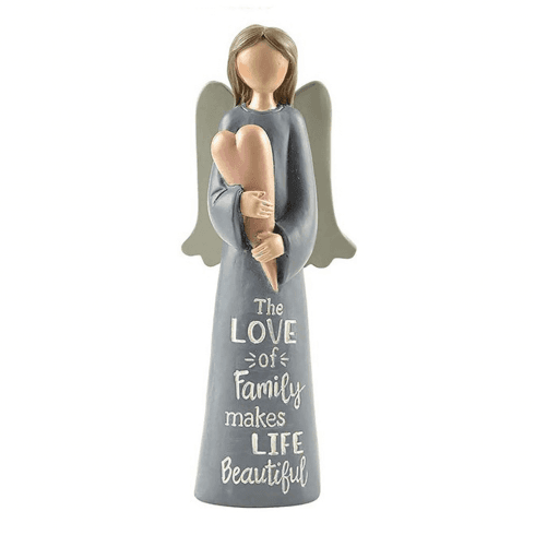 Feather & Grace The Love Of A Family Angel Ornament