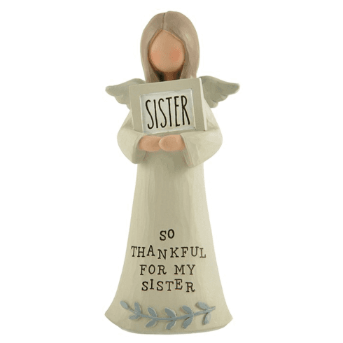 Feather & Grace With Frame Sister Figurine