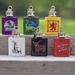 1oz Printed Hip Flask Keyring