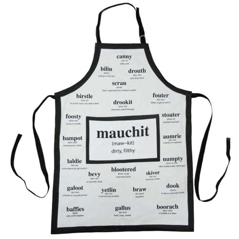 Glen Appin of Scotland Auld Scots Words Apron