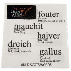 Auld Scots Words Paper Napkins
