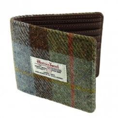 Gents Mull Harris Tweed Wallet - MacLeod Tartan