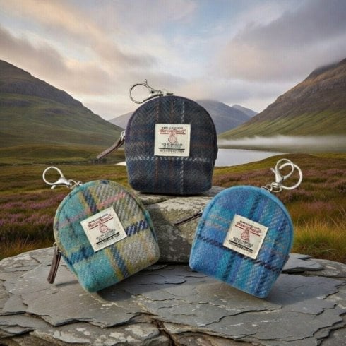 Glen Appin of Scotland Harris Tweed Cava Micro Bags