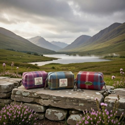 Glen Appin of Scotland Harris Tweed 'Fara' Micro Bags