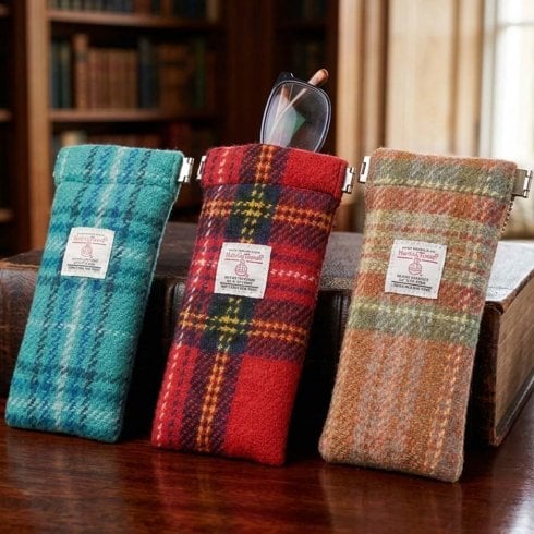 Glen Appin of Scotland Harris Tweed Glasses Case