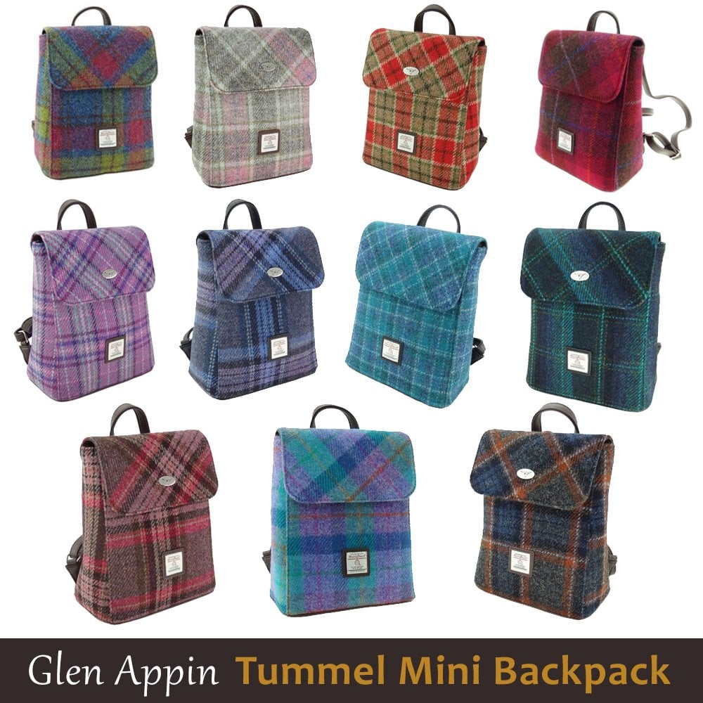 Harris Tweed Tummel Mini Backpack display picture 2