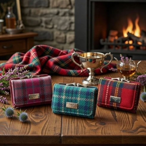 Glen Appin of Scotland Harris Tweed 'Unst' Small Purses