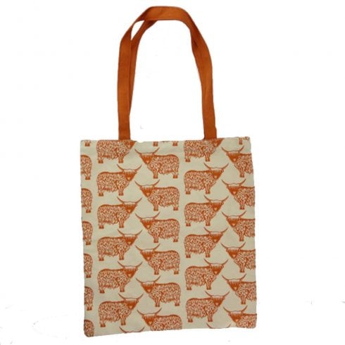 Glen Appin of Scotland Highland Cow Cotton Bag