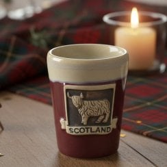 Highland Cow Shot Cup - Red