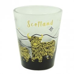 Highland Cow Shot Glass