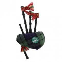 Musical Bagpipe Magnet - Black Watch