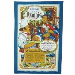 Piping the Haggis Tea Towel 