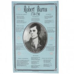 Robert Burns Cotton Tea Towel