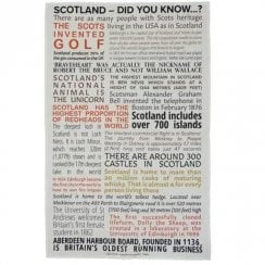 Scotland Did you Know? Cotton Tea Towel