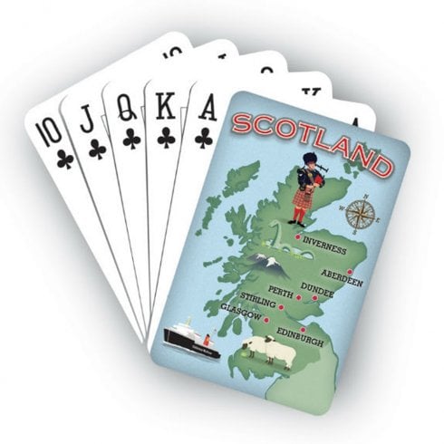Glen Appin of Scotland Scotland Map Playing Cards