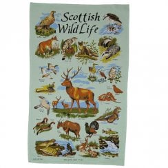 Scottish Wildlife Tea Towel