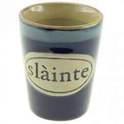 Slainte Stoneware Shot Glass - Blue