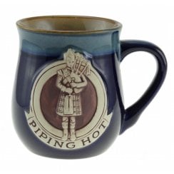 Stoneware Mug with Piper - Blue