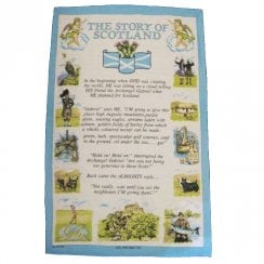 Story of Scotland Tea Towel
