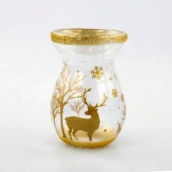 Gold Reindeer Wax Melt Burner