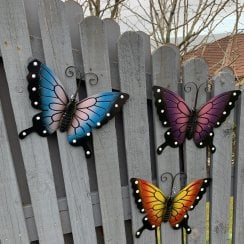 Metal Garden Butterflies - Set of 3 (SET C)