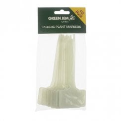 Plastic T-Shaped Plant Markers x 10
