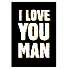 Andys Man Club Card - I Love You Man