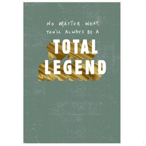 Hallmark Andys Man Club Card - Total Legend