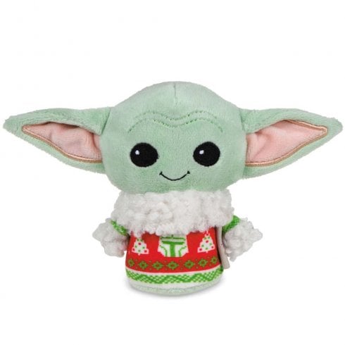 Hallmark Itty Bittys Star Wars Mandalorian Holiday Sweater Grogu Plush - US Edition