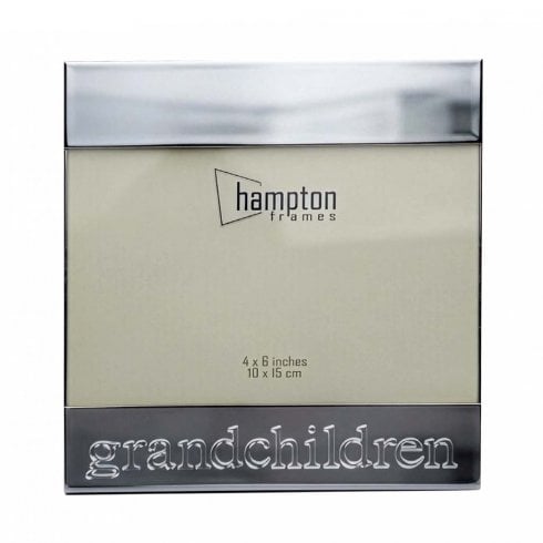 Hampton Grandchildren Chrome Photo Frame