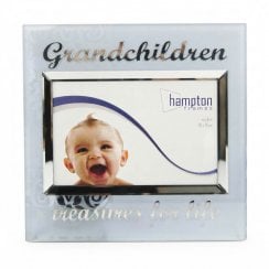 Grandchildren Glass Photo Frame