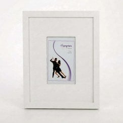 White Mounted Photo Frame